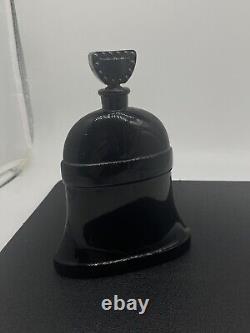 Vintage Molinard Empty XMAS Bells Perfume Bottle Circa 1920s 6 Black France