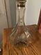 Vtg Jack Daniels Old No. 7 Riverboat Captain Glass Bottle Decanter Empty