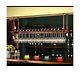 Wgx Wine Bar Wall Rack 47'', Hanging Bar Glass Rack&hanging Bottle Holder Adju