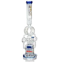 Water Pipe Diagoanl WOW Lookah Glass Bong with classic design Shisha Bottle