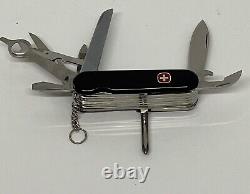 Wenger Delemont Swiss Army knife Black Valiant Vintage 1990's