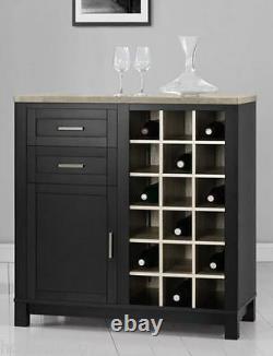 Wine Cabinet Bottle Holder Glass Rack Buffet Storage Shelves Kitchen Drawer Bar