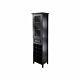 Winsome Burgundy 15 Bottle Wine Cabinet With Glass Door