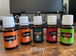 Young living essential oils lot of 5 NEW bottles of sought after oils
